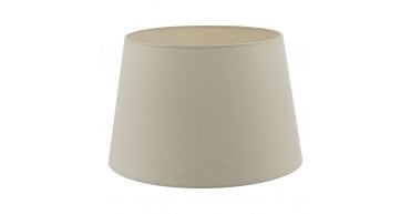 Cezanne Ecru Faux Silk Tapered Drum Shade 40cm