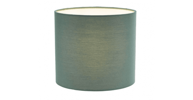Där Lighting Chloris Green Cotton Drum Shade 18cm