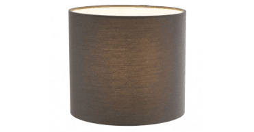 Chloris Grey Cotton Drum Shade 18cm