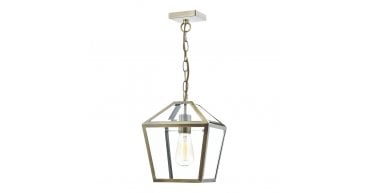 Churchill 1 Light Pendant Antique Brass