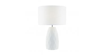 Ciara Table Lamp White With Shade