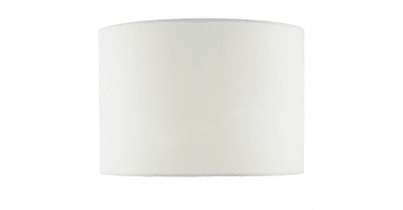 Ciara White Linen Drum Shade 33cm