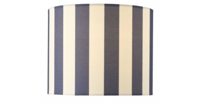 Där Lighting Cicada Blue Linen Drum Shade 20cm