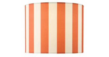 Cicada Orange Linen Drum Shade 20cm