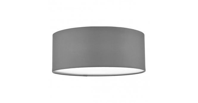 Där Lighting Cierro 3 Light Flush Grey 40cm
