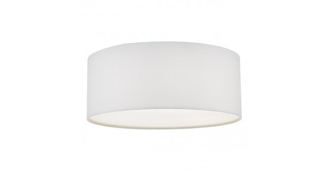 Där Lighting Cierro 3 Light Flush Ivory 40cm