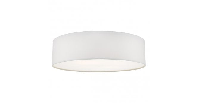 Där Lighting Cierro 4 Light Flush Ivory 60cm