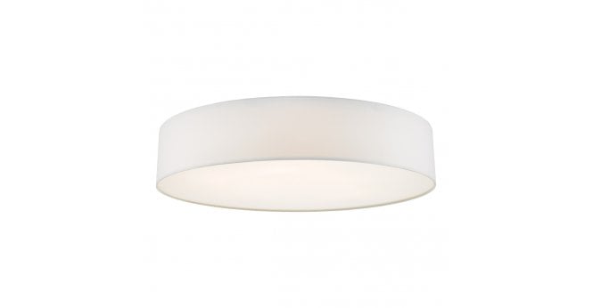 Där Lighting Cierro 6 Light Flush Ivory 80cm