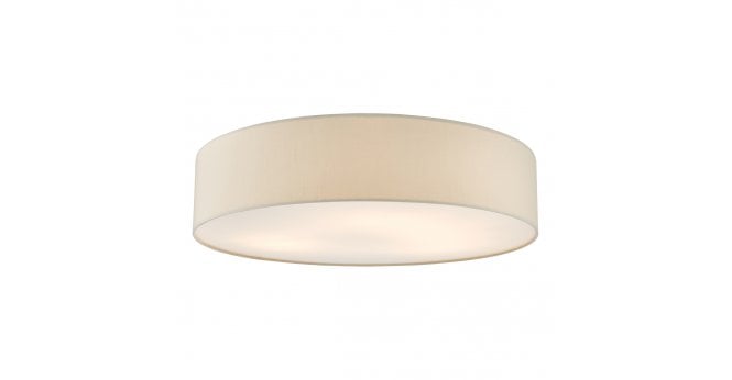 Där Lighting Cierro 6 Light Flush Taupe 80cm