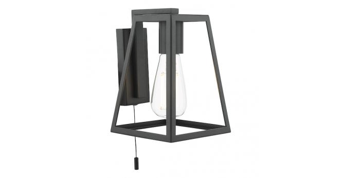 Där Lighting Claudia Wall Light Matt Black