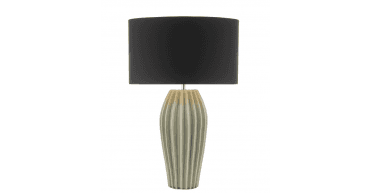 Coco Black Cotton Drum Shade 42cm