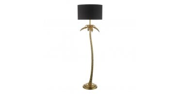 Coco Floor Lamp Antique Gold With Shade