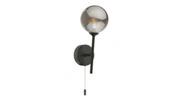 Cohen 1 Light Wall Light Matt Black Frame Only