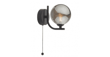 Cradle 1 Light Wall Light Matt Black Frame Only