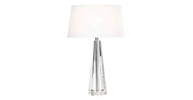 Där Lighting Cyprus Table Lamp Crystal With Shade