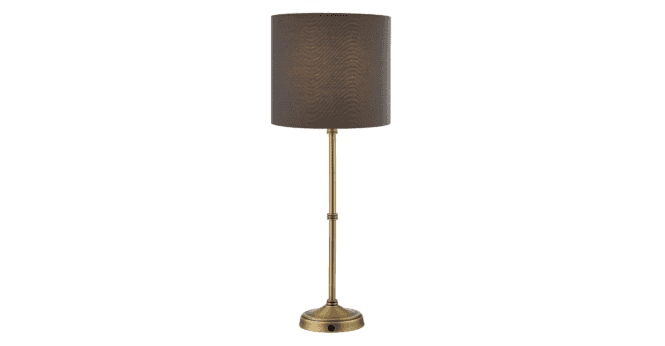 Där Lighting Dahl Rechargeable Table Lamp Matt Antique Brass Base Only LED