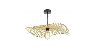 Deja Easy Fit Pendant Natural Rattan