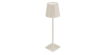 Derrick Rechargeable Outdoor Table Lamp Satin Taupe LED IP54