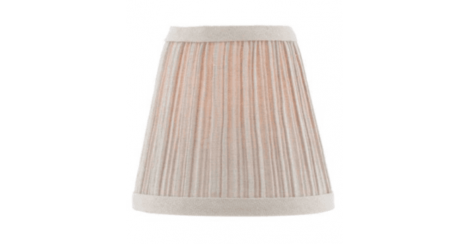 Där Lighting Didina Natural Linen Tapered Drum Shade 15cm
