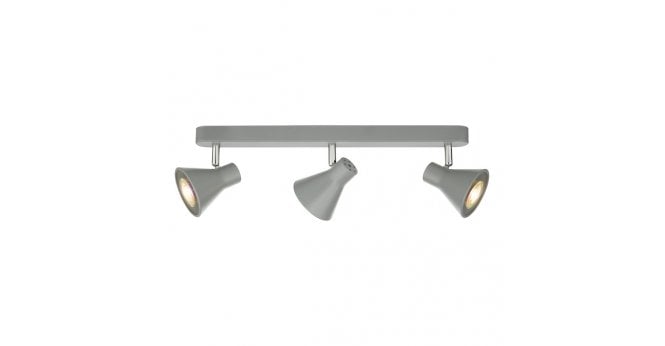 Där Lighting Diza 3 Light Bar Spotlight Matt Grey