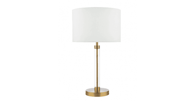 Där Lighting Dolce White Cotton Drum Shade 30cm