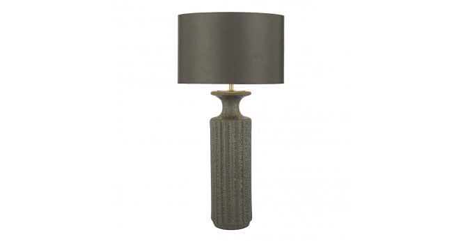 Där Lighting Dugan Table Lamp Black Volcanic Glaze Base Only