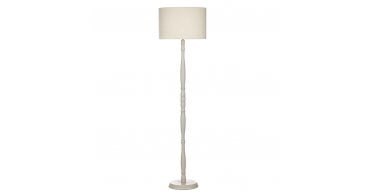 Dunlop Floor Lamp Cream With Shade