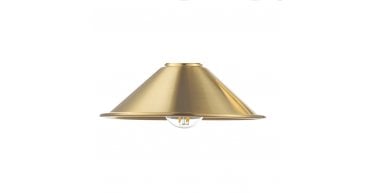 Easy Fit Aged Brass Metal Shade 18cm