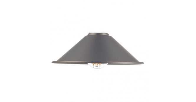 Där Lighting Easy Fit Pewter Metal Shade 18cm