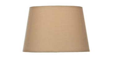 Edith Taupe Faux Silk Tapered Drum Shade 23cm