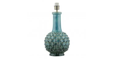Edlyn Table Lamp Blue Reactive Glaze Base Only