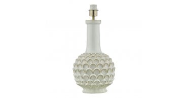 Edlyn Table Lamp White Reactive Glaze