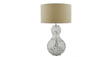Edmond Grey Faux Silk Drum Shade 35cm