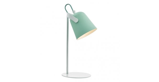 Där Lighting Effie Table Lamp Pale Green and White