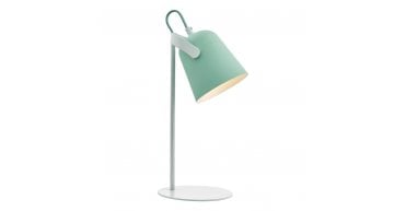 Effie Table Lamp Pale Green and White