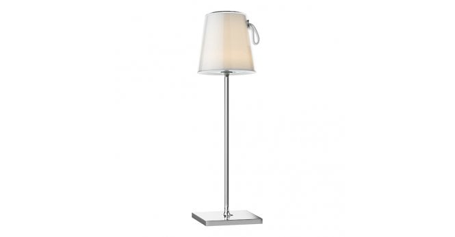 Där Lighting Egor Table Lamp Polished Chrome and Colour Changing LED