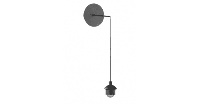 Där Lighting Eileen Pendnant/Wall Light Matt Black LED Fitting Only