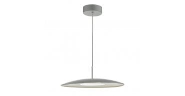 Enoch Pendant Matt Grey Stainless Steel LED