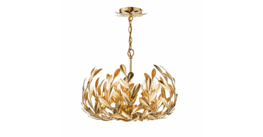 Ercilia 5 Light Pendant Gold Leaf