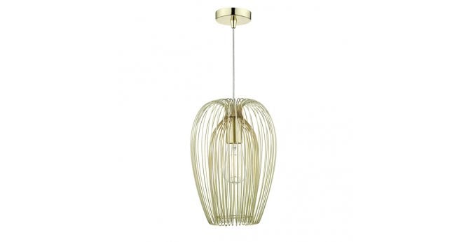 Där Lighting Ero 1 Light Pendant Gold