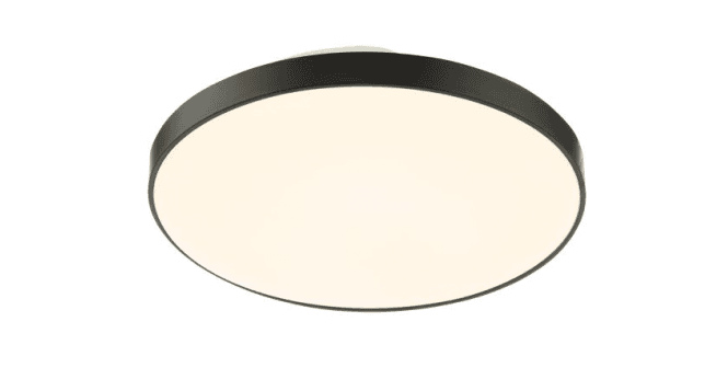 Där Lighting Essien Flush White and Black LED IP44