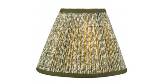 Där Lighting Esther Green Cotton Empire Shade 25cm