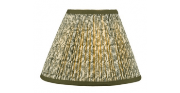 Esther Green Cotton Empire Shade 25cm