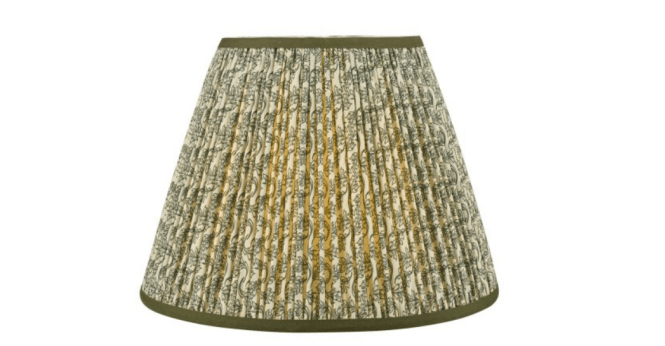 Där Lighting Esther Green Cotton Empire Shade 35cm