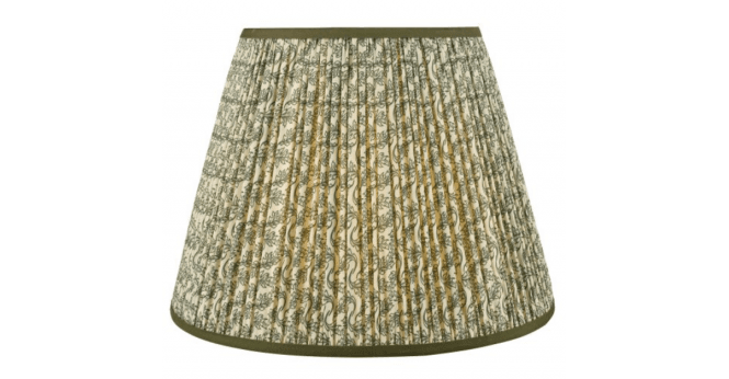 Där Lighting Esther Green Cotton Empire Shade 40cm
