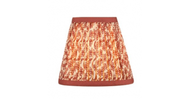 Esther Red Cotton Empire Shade 15cm