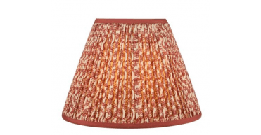 Esther Red Cotton Empire Shade 30cm