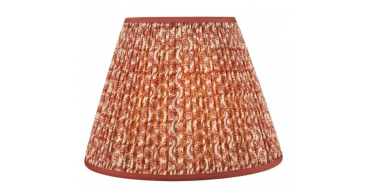Esther Red Cotton Empire Shade 35cm