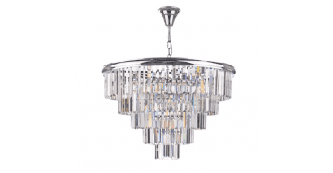 Eulalia 12 Light Chandelier Polished Chrome Crystal