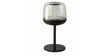 Ezera Rechargeable Outdoor Table Lamp Black LED IP44